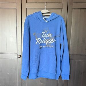 True Religion Blue Graphic Hoodie